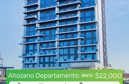 ALTOZANO DEPTO EN RENTA